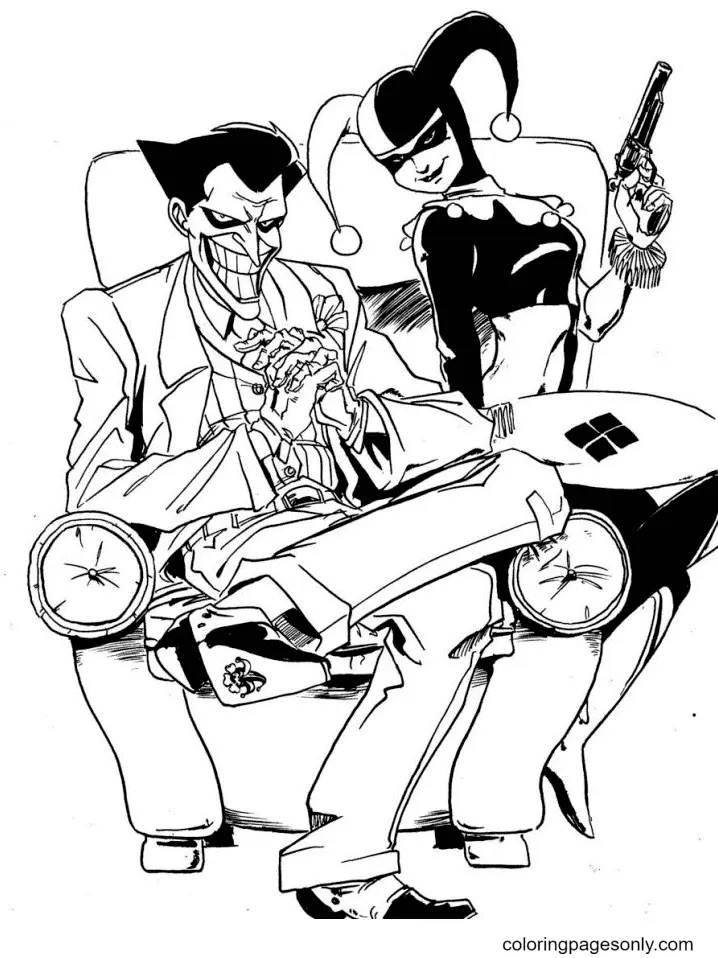 Joker Coloring Pages 42