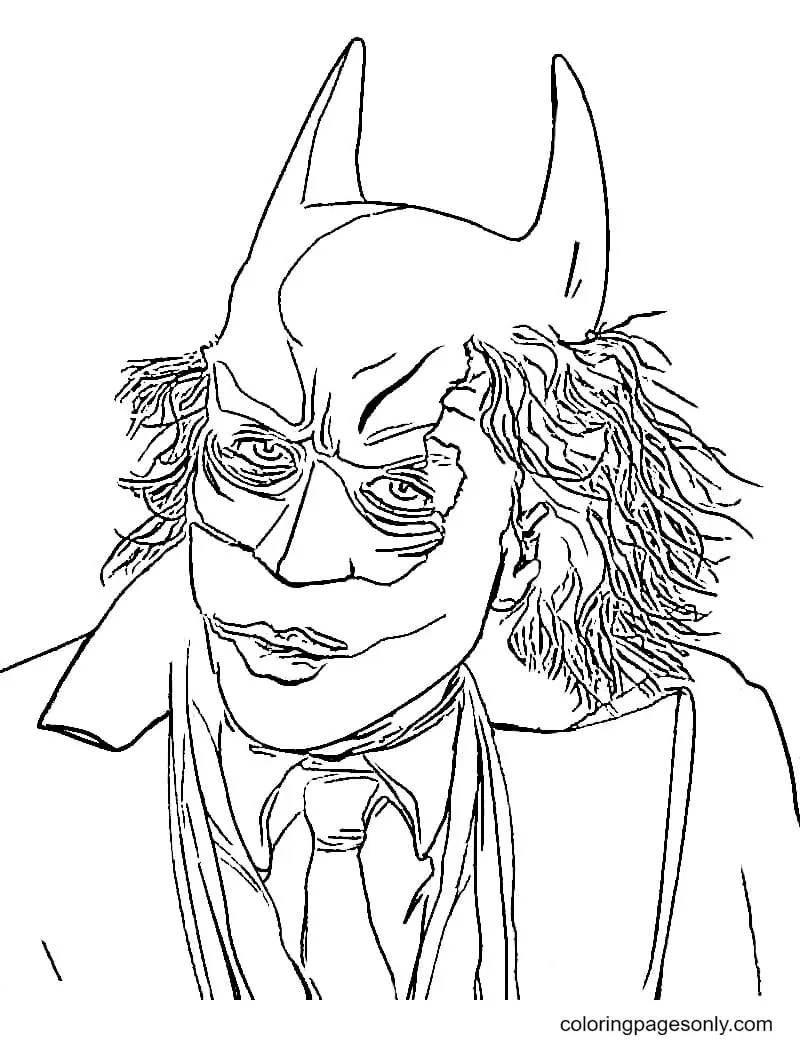 Joker Coloring Pages 43