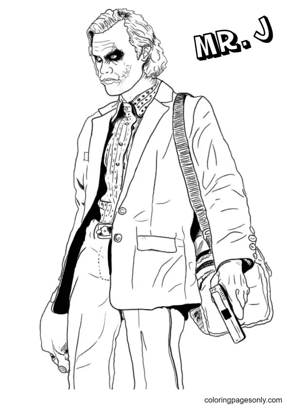Joker Coloring Pages 51