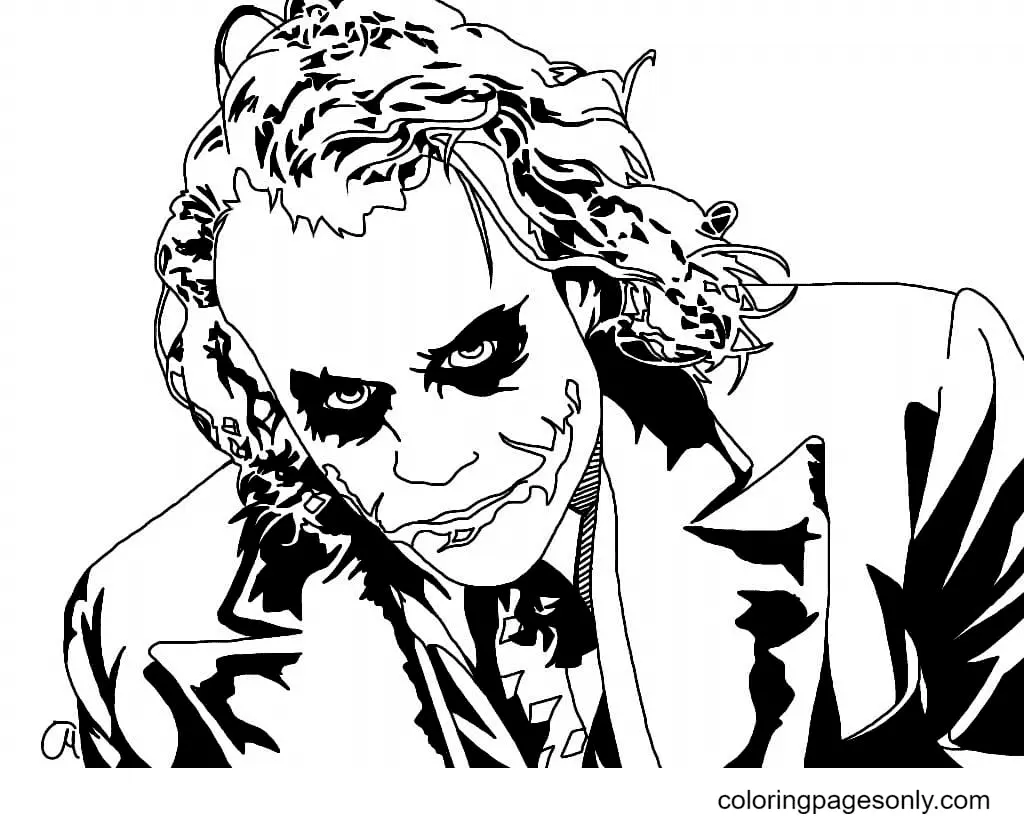 Joker Coloring Pages 6