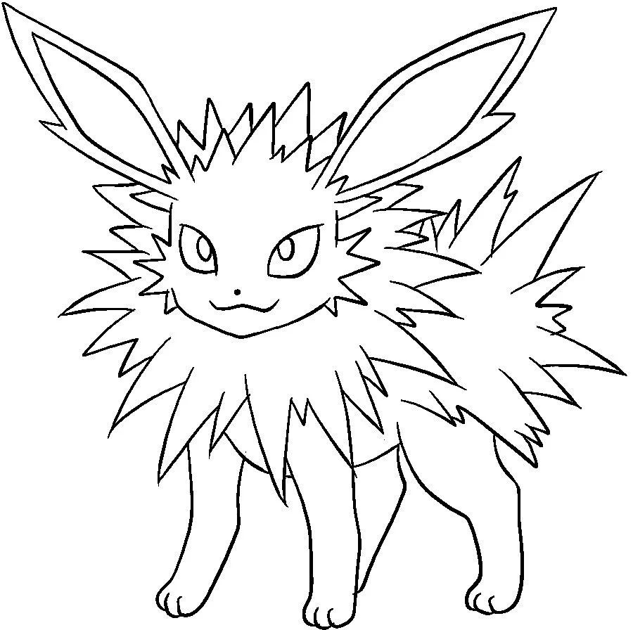 Jolteon para colorir 16