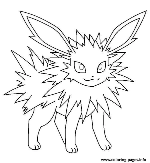 Jolteon para colorir 5