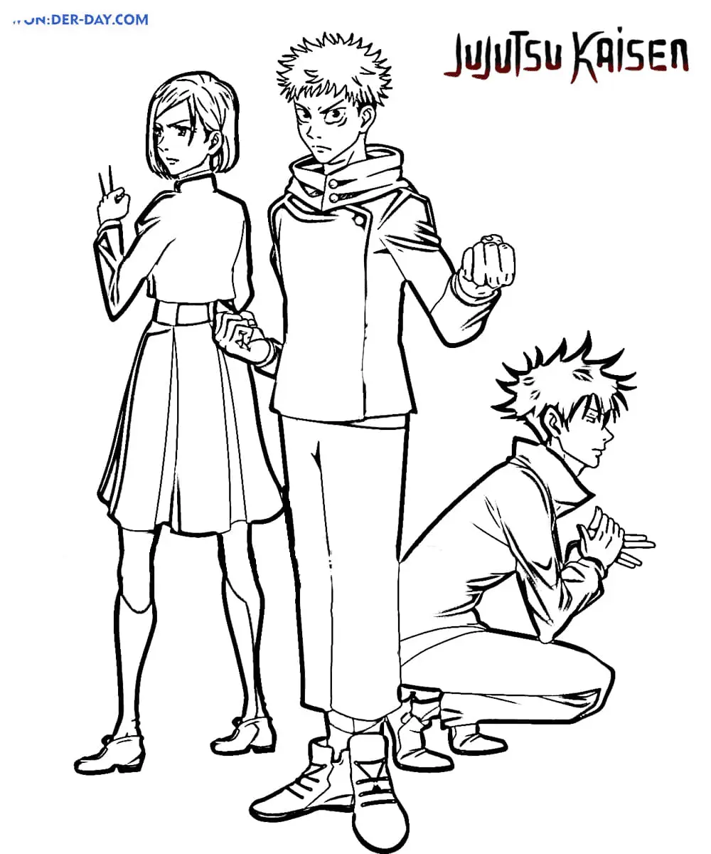 Jujutsu Kaisen Coloring Pages 47