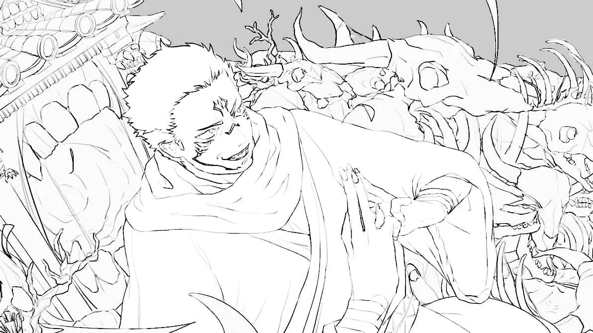 Jujutsu Kaisen Coloring Pages 78