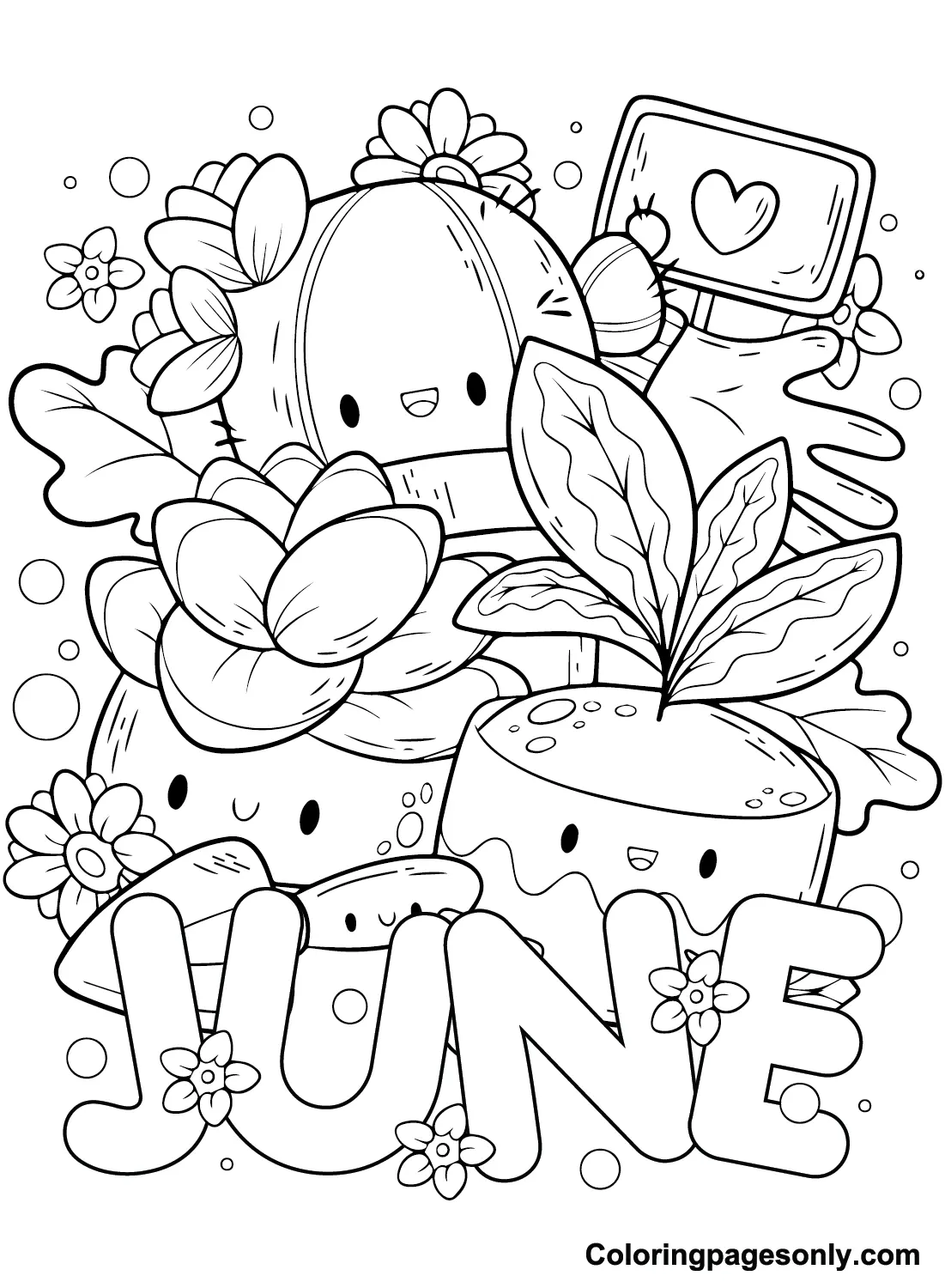June Coloring Pages 11