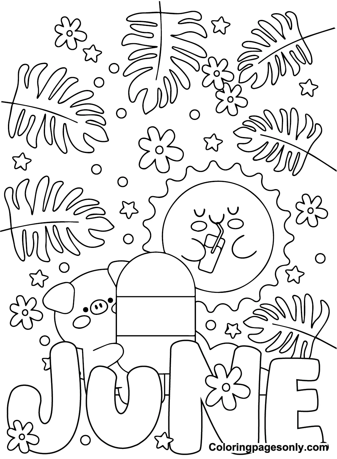 June Coloring Pages 14