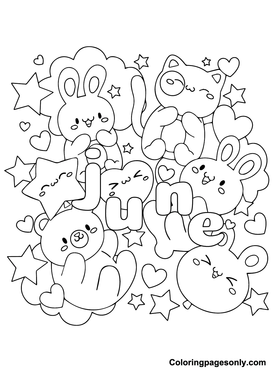 June Coloring Pages 21