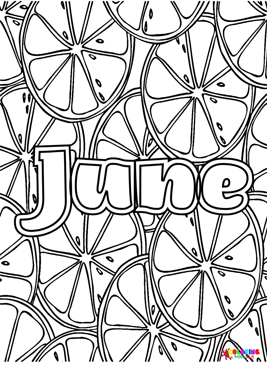 June Coloring Pages 24