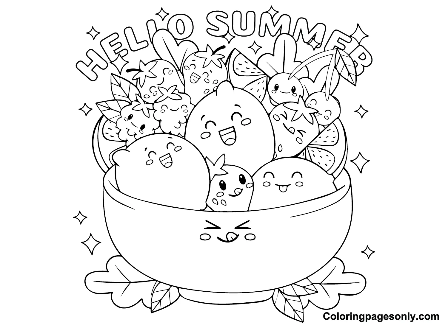 June Coloring Pages 8