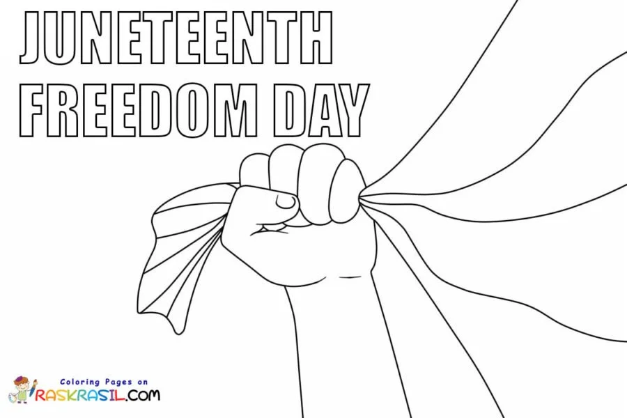 Juneteenth Coloring Pages 4