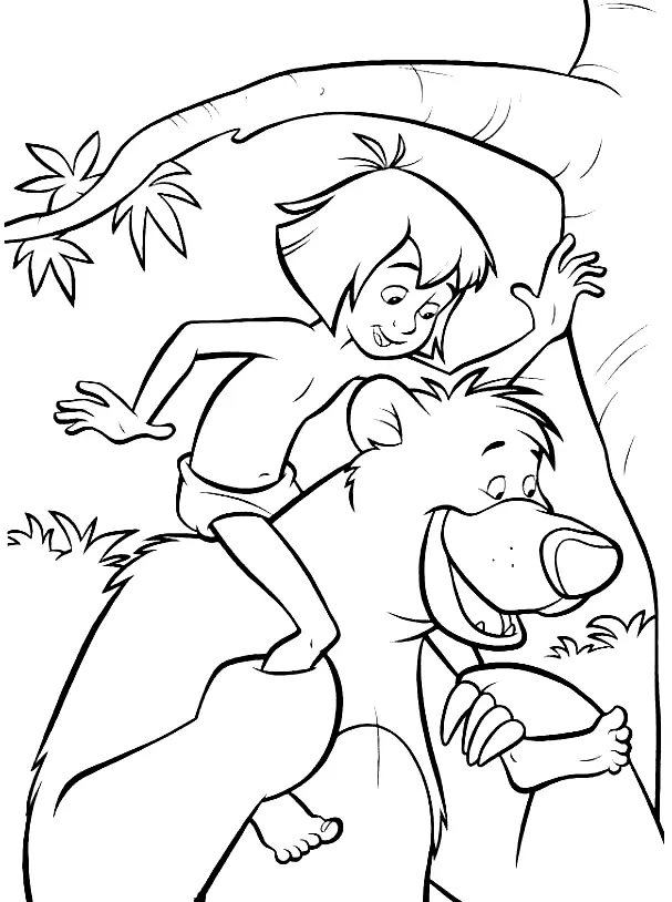 Dschungelbuch Ausmalbilder 44