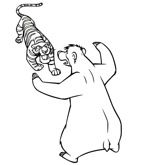 Dschungelbuch Ausmalbilder 46