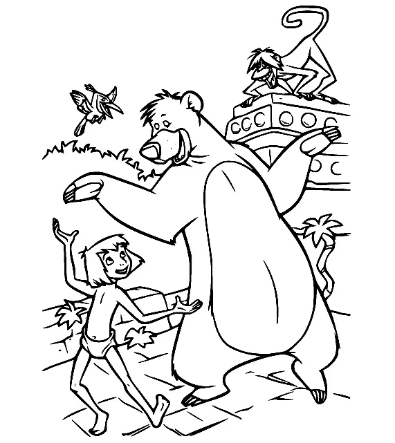 Dschungelbuch Ausmalbilder 51