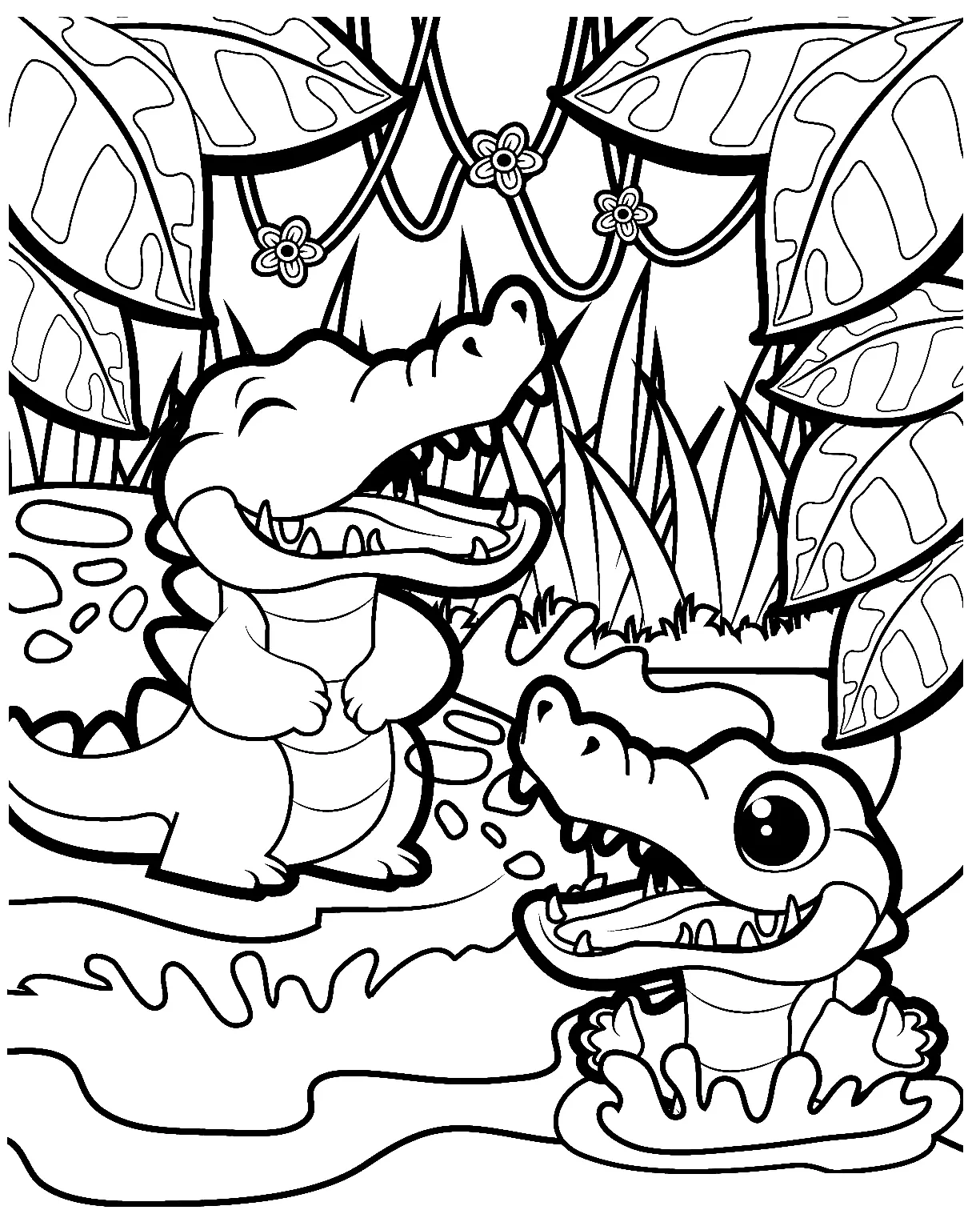 Jungle Coloring Pages 13