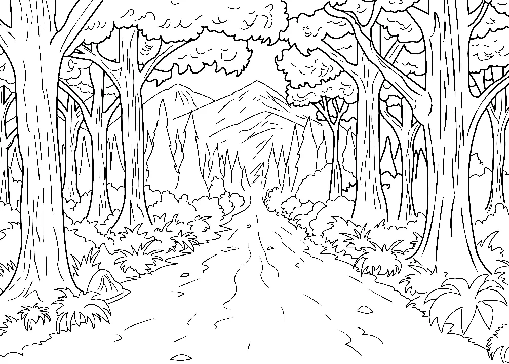 Jungle Coloring Pages 19