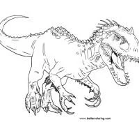 Jurassic World Coloring Pages 115