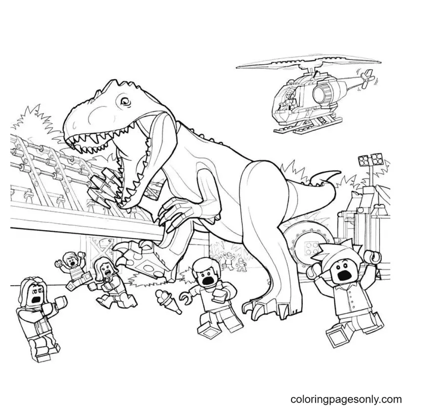 Jurassic World Coloring Pages 2