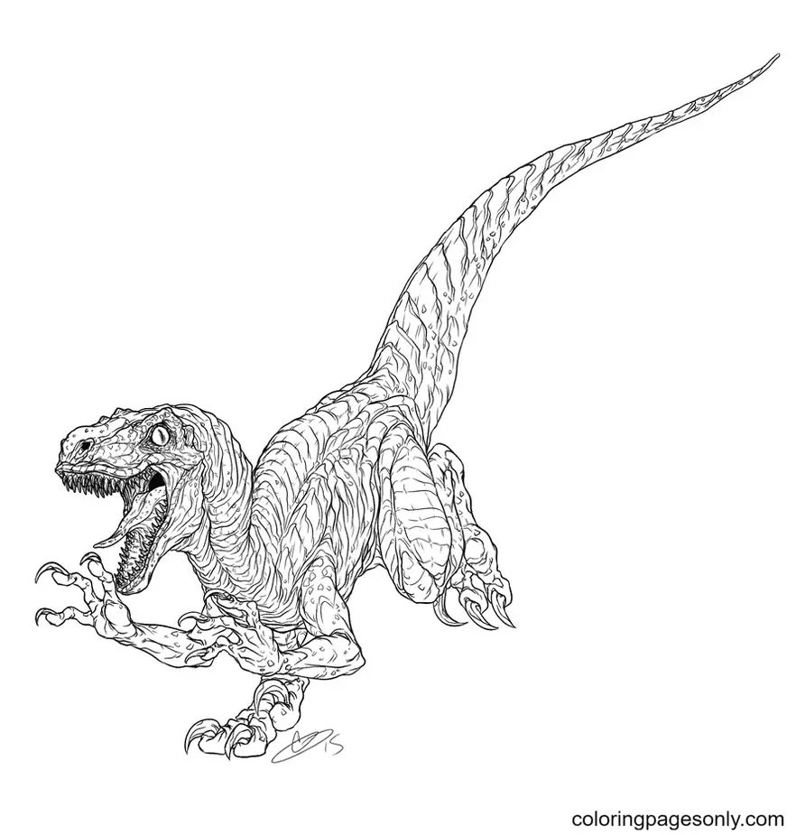 Jurassic World Coloring Pages 9
