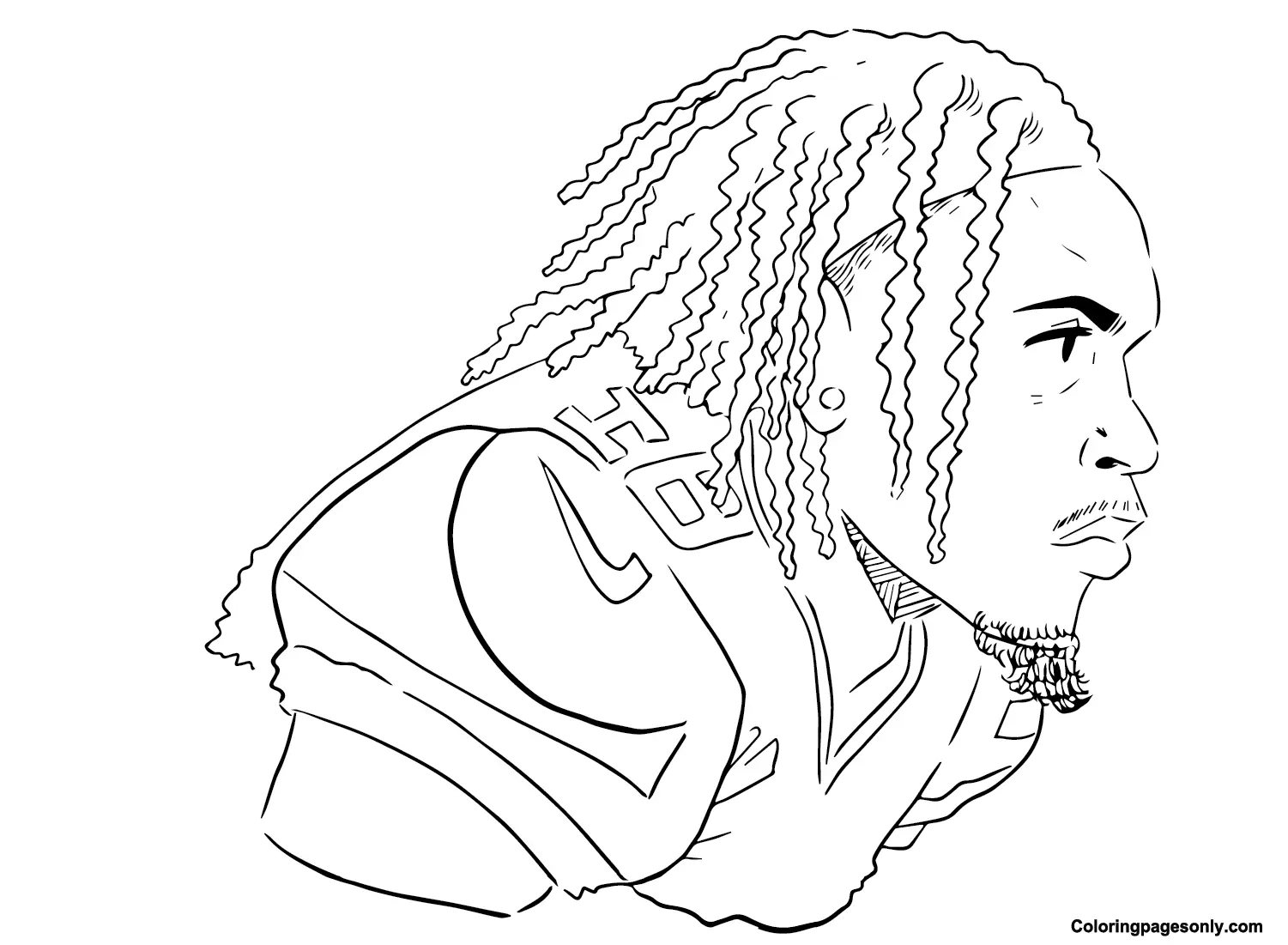 Justin Jefferson Coloring Pages 5