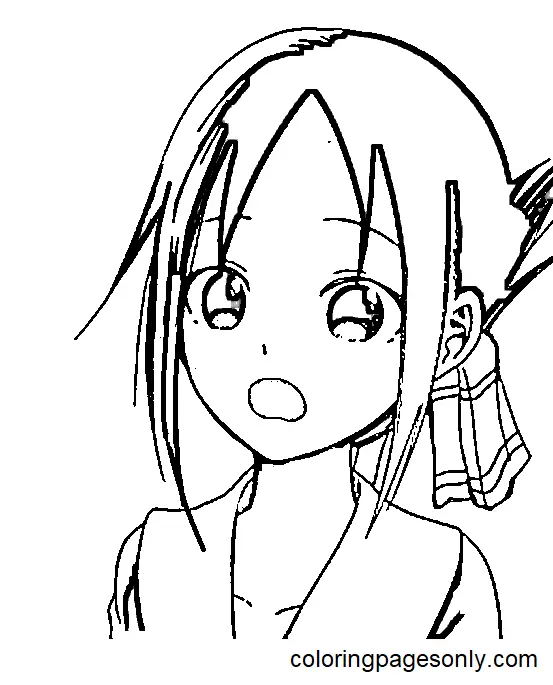 Kaguya Sama Love Is War Coloring Pages 18