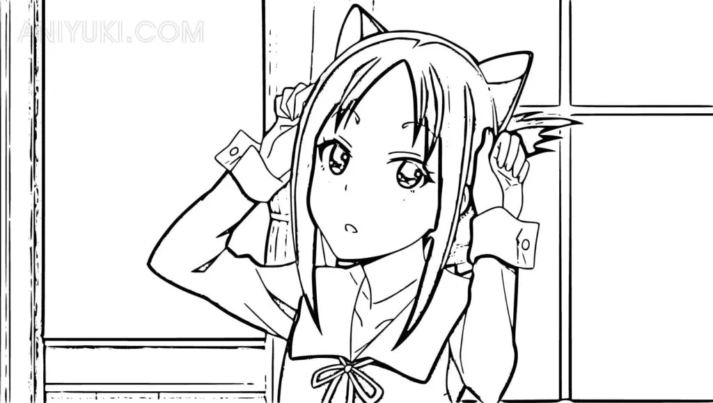 Kaguya Sama Love Is War Coloring Pages 19