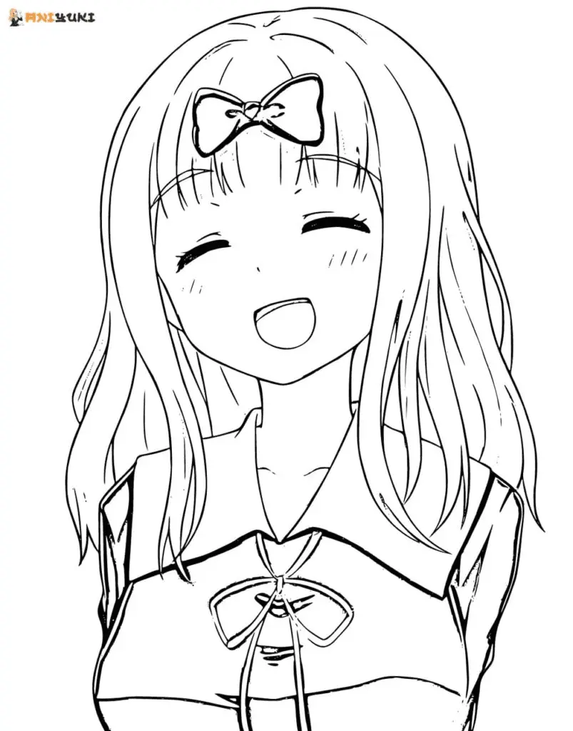 Kaguya Sama Love Is War Coloring Pages 2