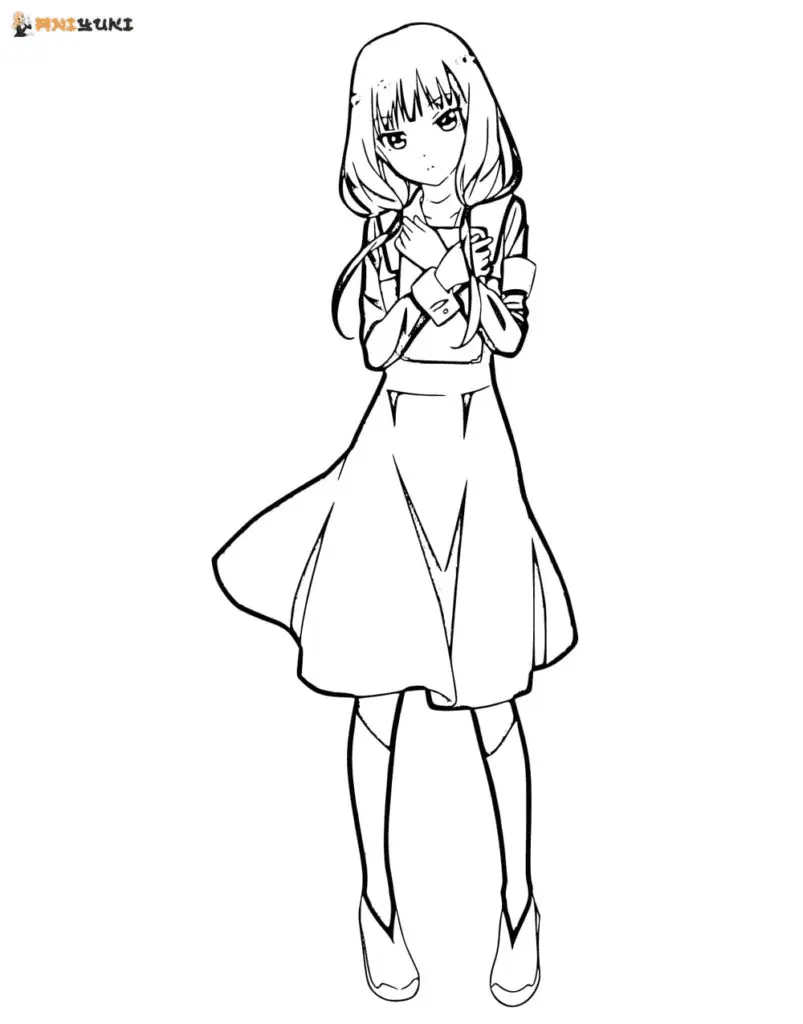 Kaguya Sama Love Is War Coloring Pages 23