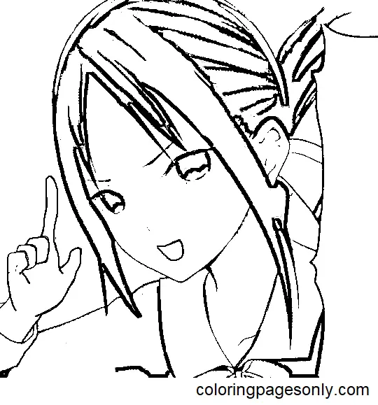 Kaguya Sama Love Is War Coloring Pages 27