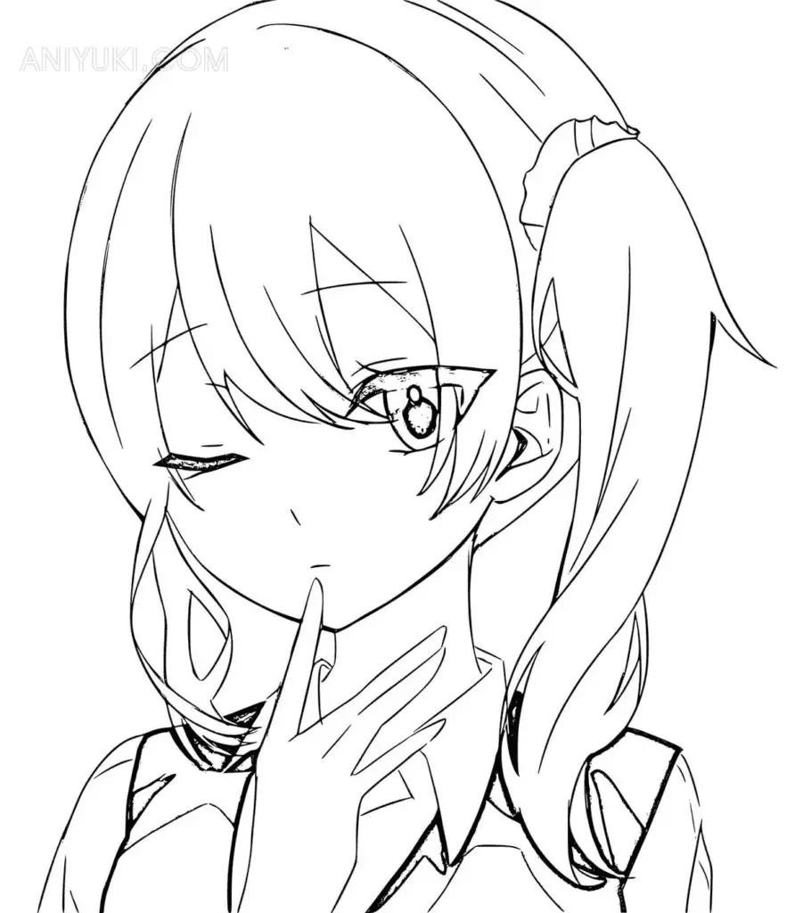 Kaguya Sama Love Is War Coloring Pages 29