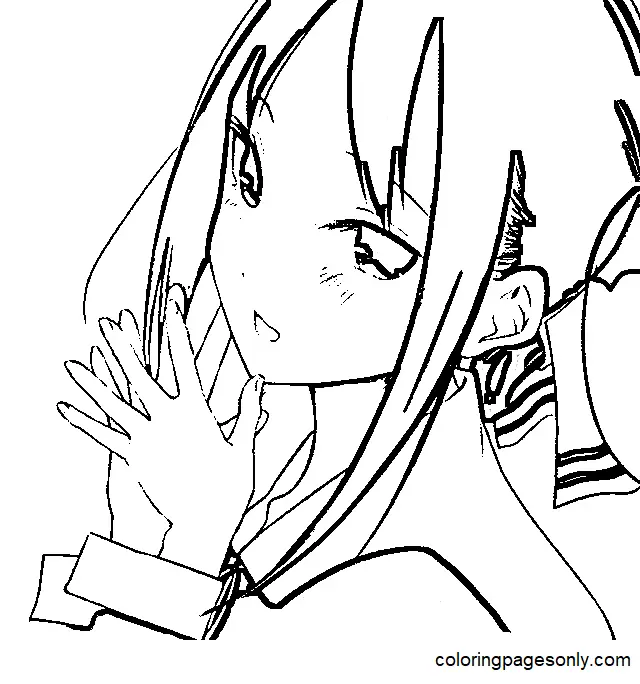 Kaguya Sama Love Is War Coloring Pages 33