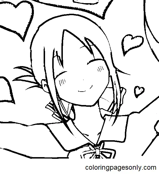 Kaguya Sama Love Is War Coloring Pages 36
