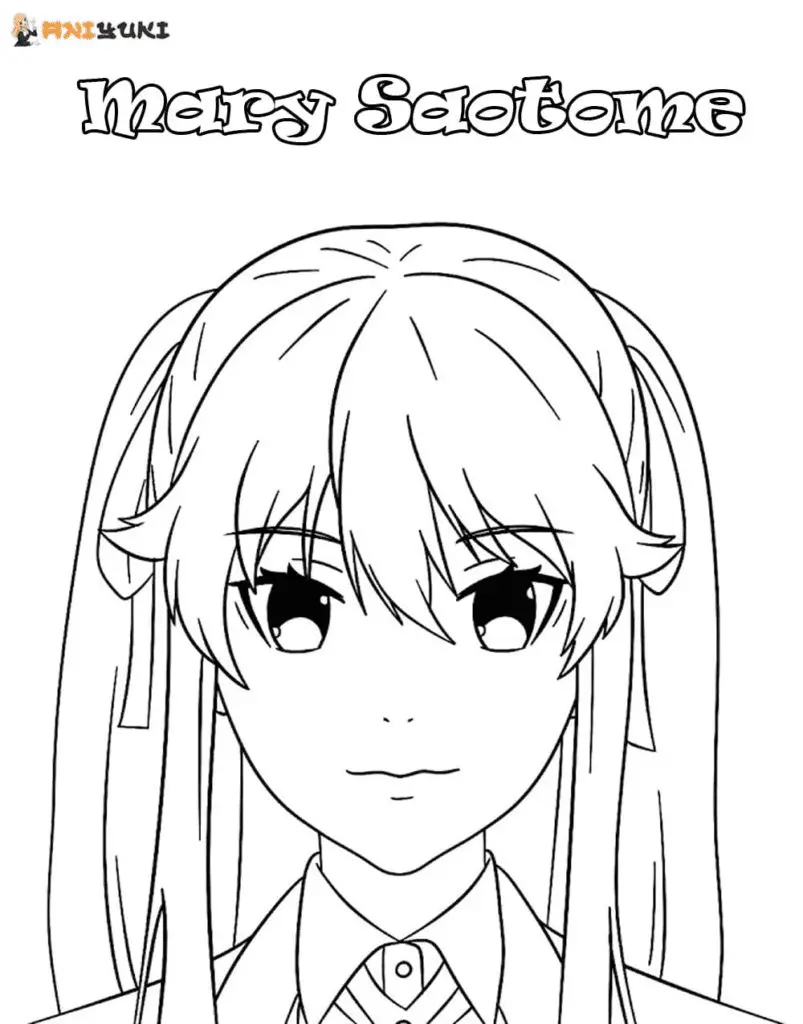 Desenhos de Kakegurui Para Colorir 15