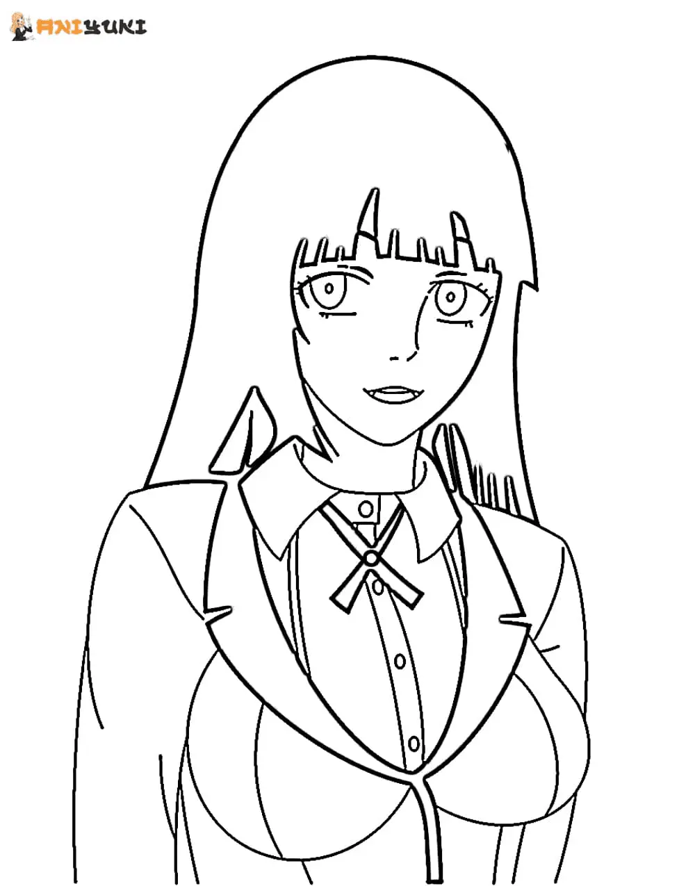 Desenhos de Kakegurui Para Colorir 30