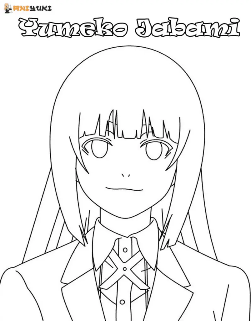 Desenhos de Kakegurui Para Colorir 4