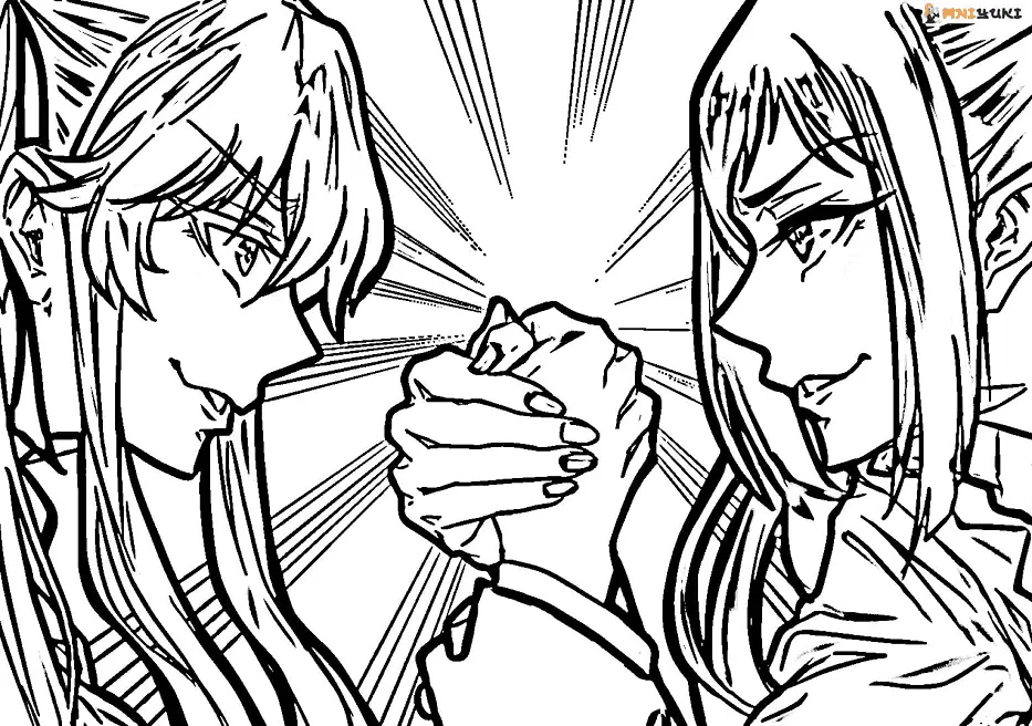 Desenhos de Kakegurui Para Colorir 54