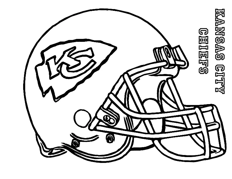 Kansas City Chiefs Coloring Pages 13