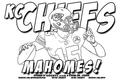 Kansas City Chiefs Coloring Pages 5