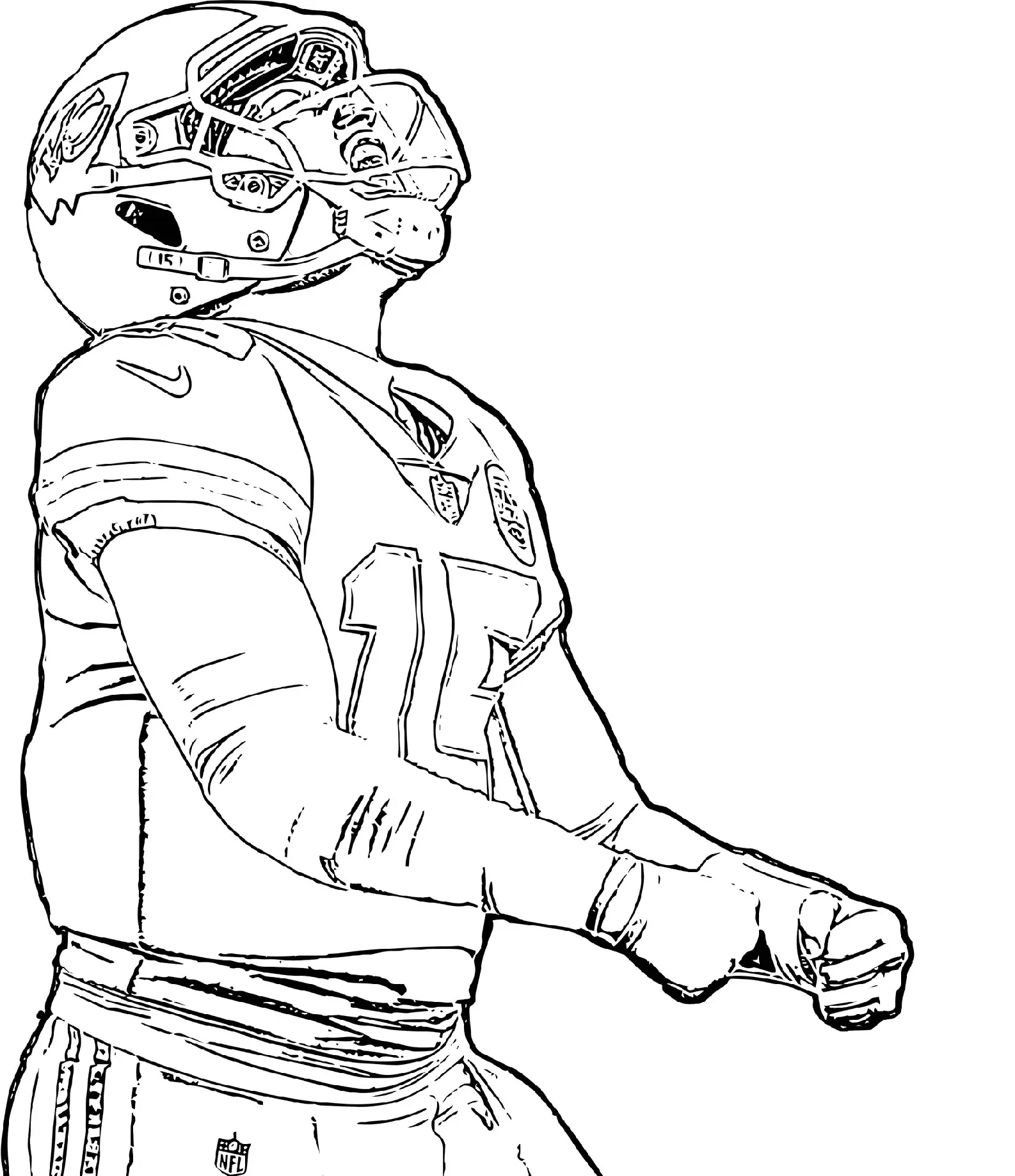 Kansas City Chiefs Coloring Pages 7