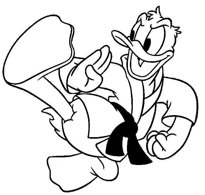 Karate Coloring Pages 35