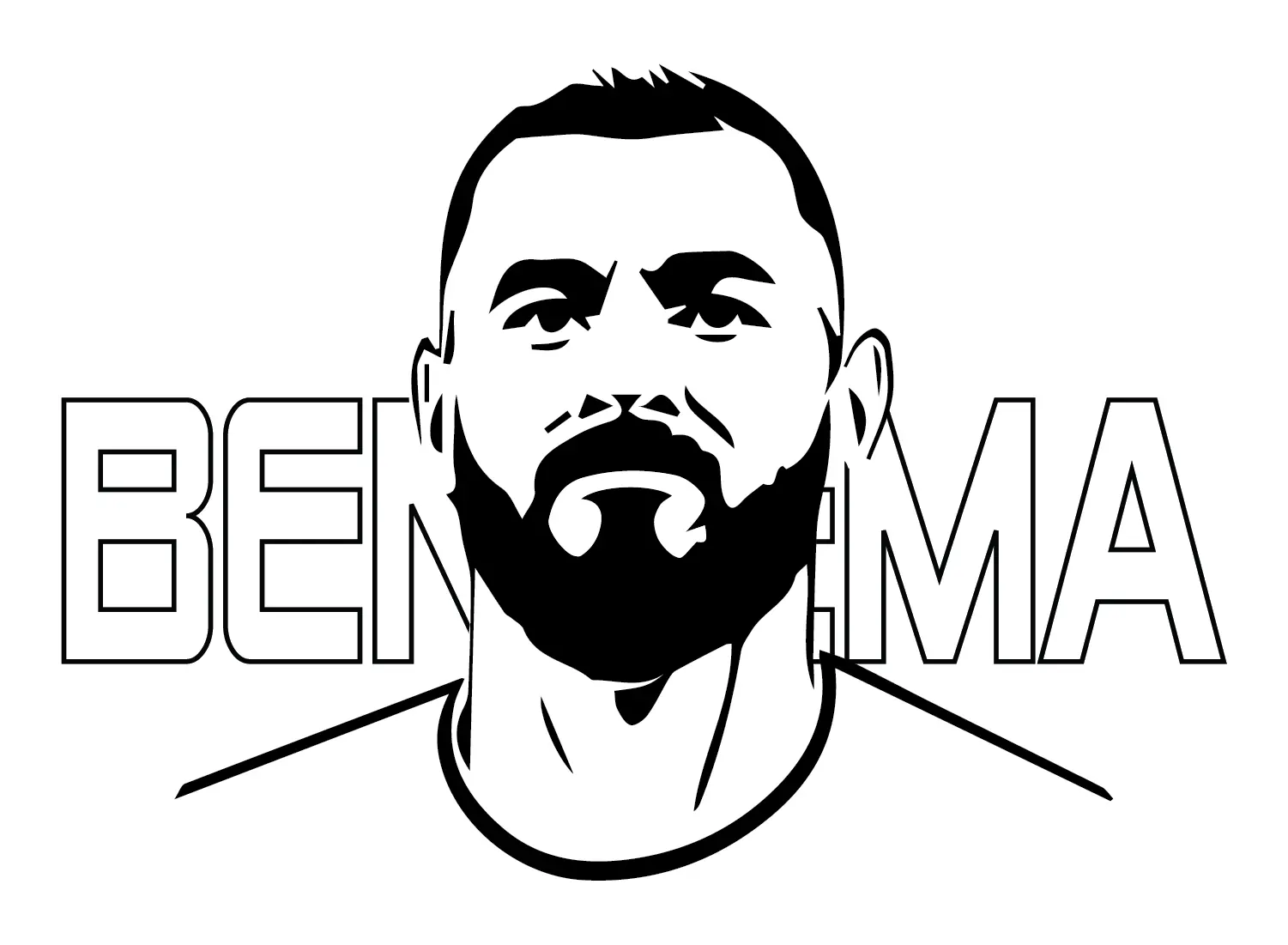 Karim Benzema Coloring Pages 2
