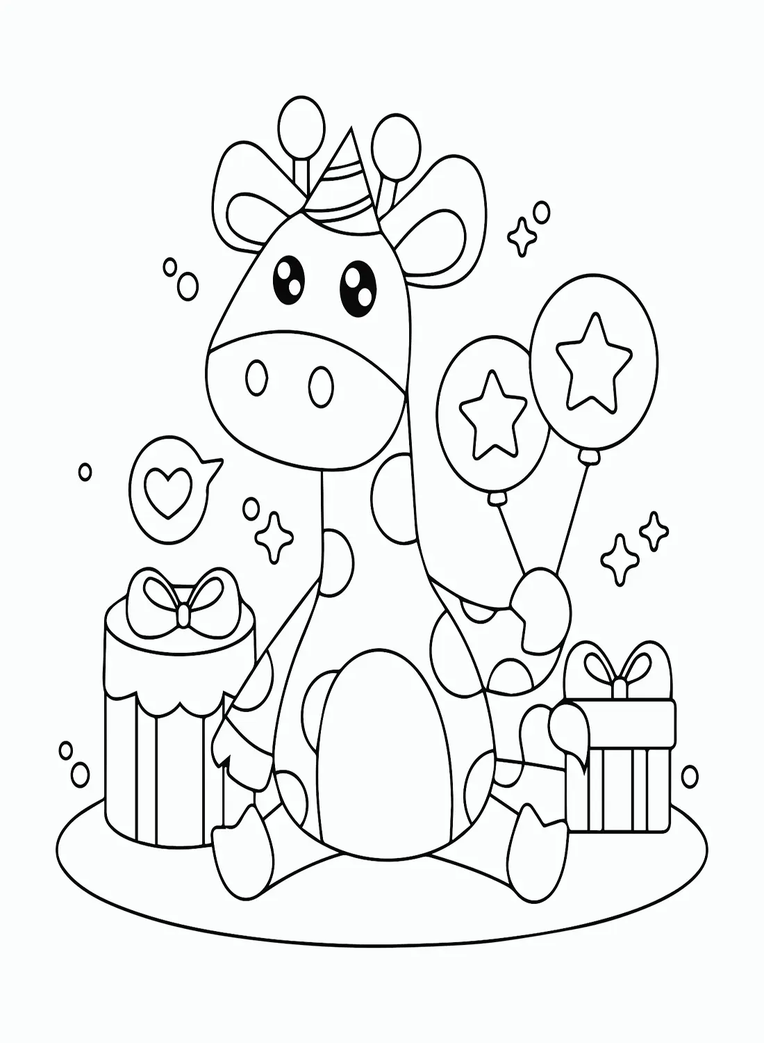 Kawaii Tier Ausmalbilder 12