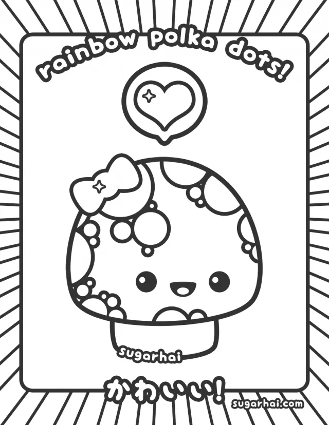 Kawaii Coloring Pages 15