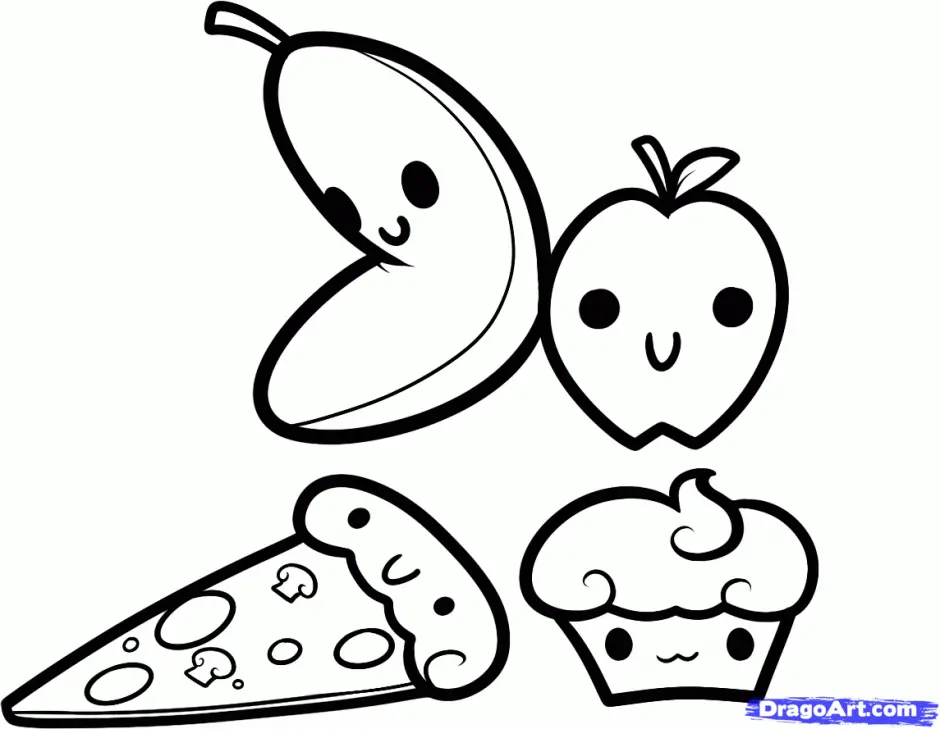Kawaii Coloring Pages 3