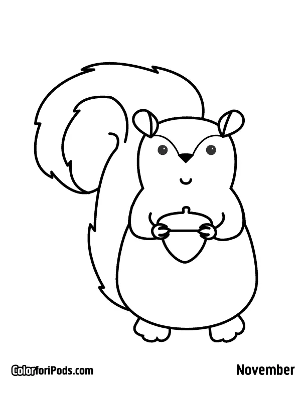 Kawaii Coloring Pages 6
