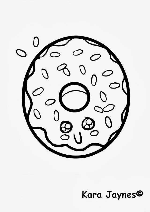 Kawaii Coloring Pages 8