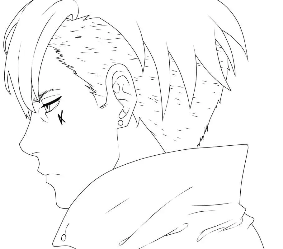 Kawaki Coloring Pages 12