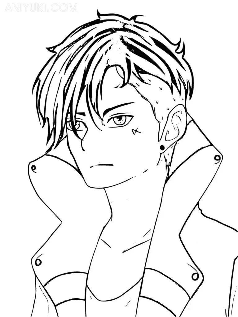 Kawaki Coloring Pages 28
