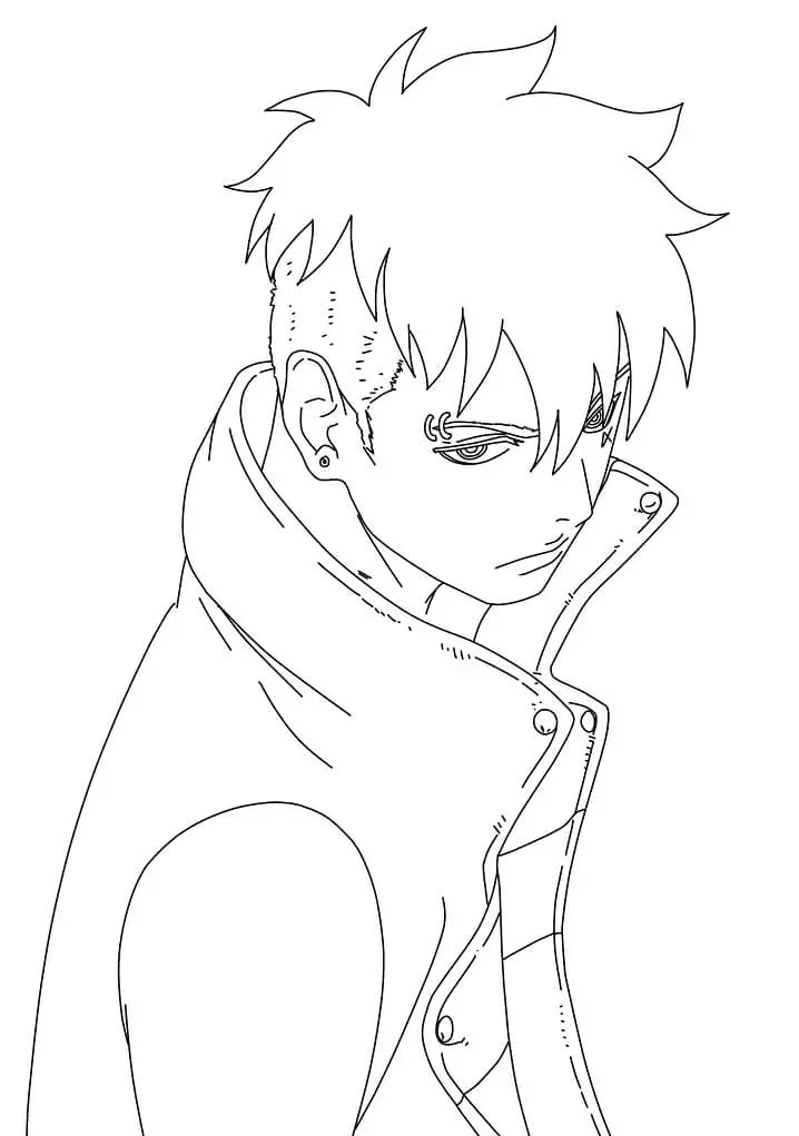 Kawaki Coloring Pages 31