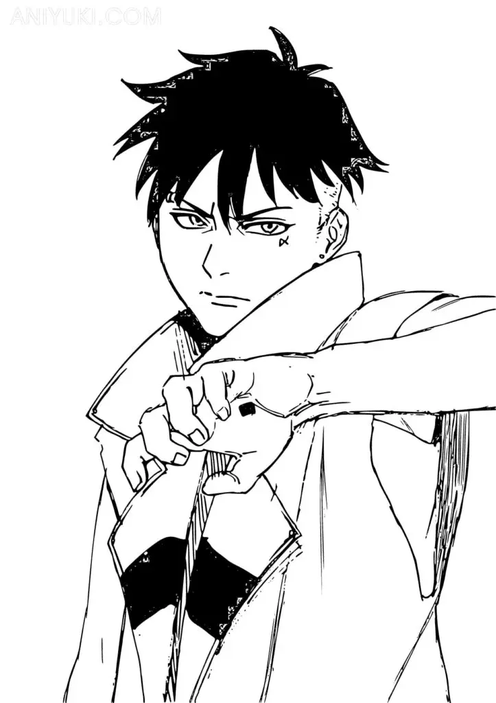 Desenhos de Kawaki Para Colorir