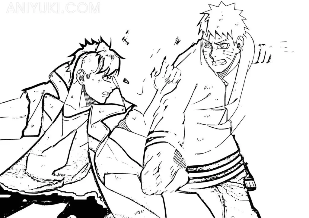 Kawaki Coloring Pages 6
